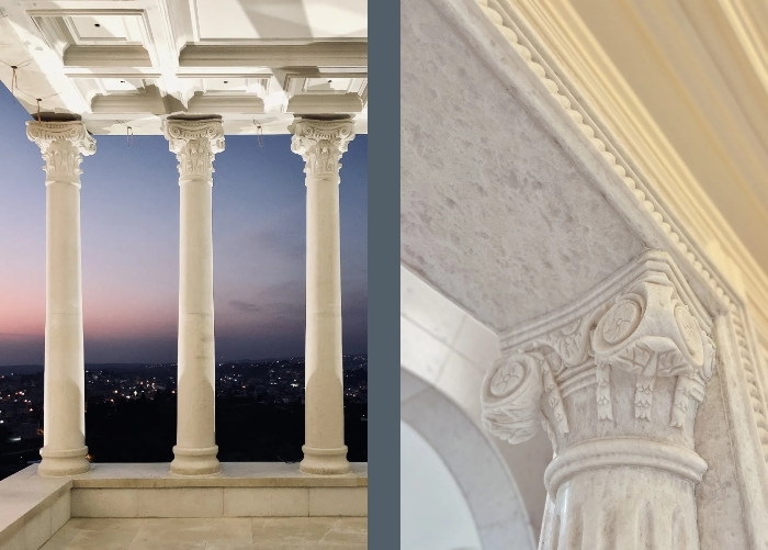 Customized Composite Marble Columns