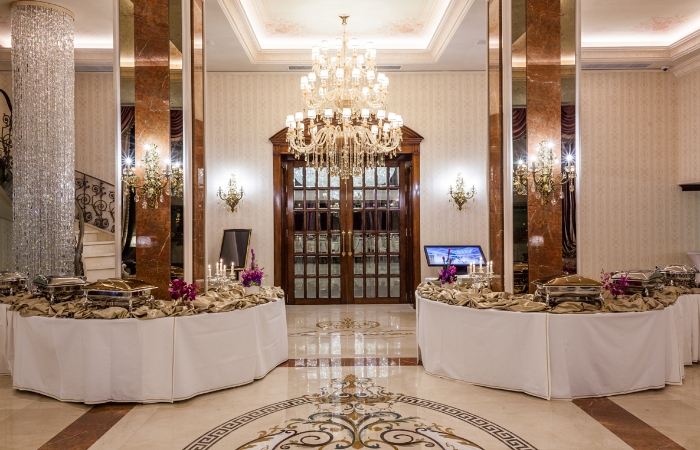 Hotel Customized Water-Jet Floor Medallions